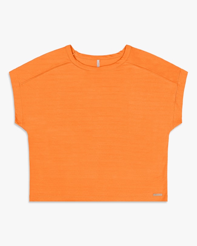 Blusa Feminina Plus Size com Manga Curta em Viscose - Cereja Rosa - Nectarina-48583d65-b780-4513-94ec-d0d386b280ad