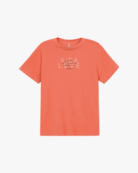 Blusa Feminina Plus Size com Retilínea - Cereja Rosa - Mango