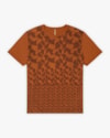 Blusa Feminina Plus Size Estampada com Manga Curta - Cereja Rosa- Ocre-3ab83915-2360-40c2-90f5-8904ec782831