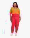 Blusa Feminina Plus Size Manga Curta em Viscose - Cereja Rosa - Nectarine-18d577d8-27e9-49ba-b05f-7c7d696da330