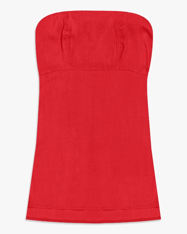 Blusa Feminina Sem Alça Em Viscose - Cereja Rosa - Cayenne-G-20832443-a26f-445a-a84b-e6f781308050