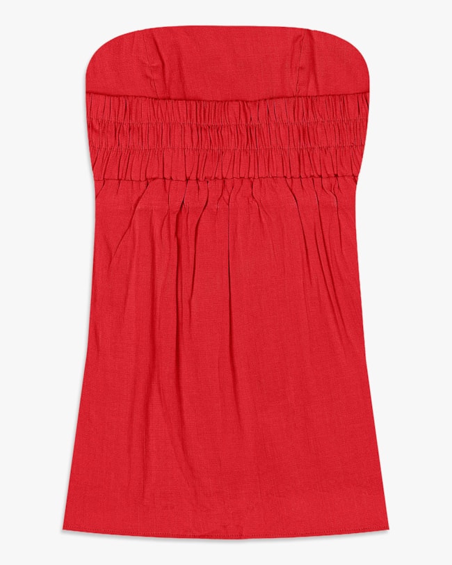 Blusa Feminina Sem Alça Em Viscose - Cereja Rosa - Cayenne-G-a57ef137-a53d-4bd6-a691-257b561de7e8