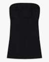 Blusa Feminina Sem Alça Em Viscose - Cereja Rosa - Preto-G-1a30a912-324b-4b69-a990-97f082bcca17