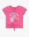 Blusa Infantil com Amarração Estampa Flores- Kely Kety - Blossom-d6e80009-53ba-489d-8cb1-ed86af4c7068