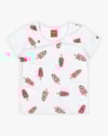 Blusa Infantil em Meia Malha Estampa Picolé - Kely Kety - Branco-f43805c1-5e69-4400-b399-f9decea62c69