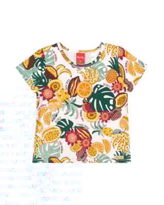 Blusa Infantil Estampada Menina Kely Kety
