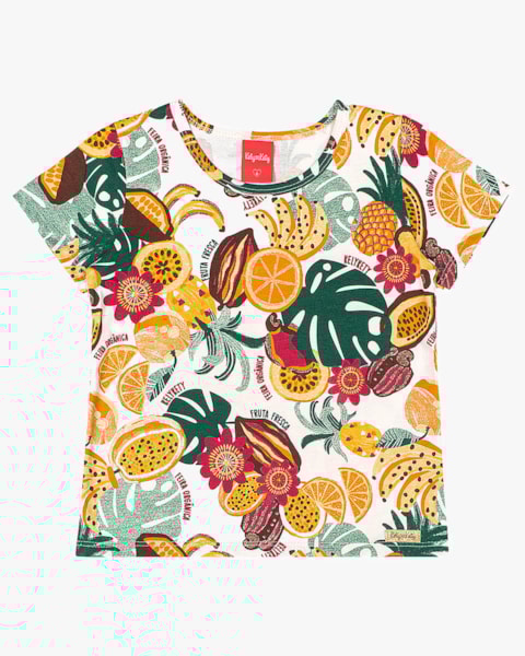 Blusa Infantil Estampada Menina Kely Kety