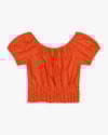 Blusa Infantil Manga Bufante em Malha Laise - Kely Kety - Sweet Coral-49038503-9151-4e7e-a144-93b088deb866