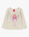 Blusa Infantil Manga Longa com Estampa Fada - Kely Kety - Mescla-416b25aa-331a-4087-af0b-0ef8b9c35cb7