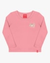 Blusa Infantil Manga Longa com Laço Kely Kety -Rosa-077c4457-9b6d-4b0d-b7d7-957e4b829eb8