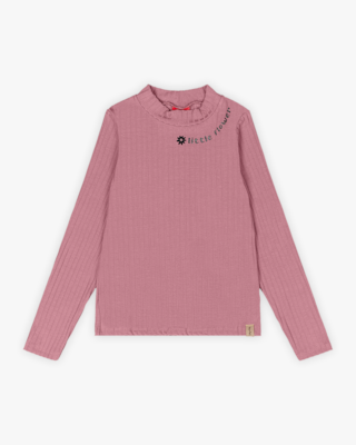 Blusa Infantil Manga Longa em Viscose Canelada - Kely Kety - New Rose