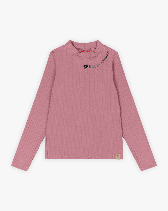 Blusa Infantil Manga Longa em Viscose Canelada - Kely Kety - New Rose-dfbebd23-7039-4034-ad84-fda09cc229e7