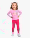 Blusa Infantil Manga Longa Estampa Coelhinho - Kely Kety - Rosa-4f2bc32e-5136-4ec0-bc3c-e02d6a789d35