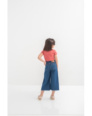 Blusa Infantil Meia Malha Mãe e Filha