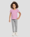 Blusa Infantil Menina Básica em Meia Malha Kely Kety Rosa-7feff096-3390-4d65-bad5-44f8d4ba46b4