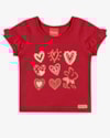 Blusa Infantil Menina com Babado na Manga - Kely Kety - Tomato-afe3cb54-cf79-49a2-a1e2-0d7c07cdd28c