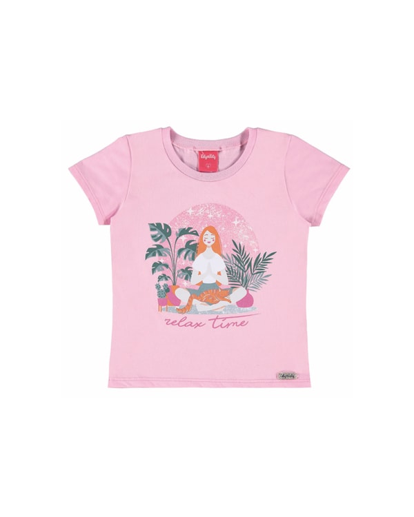 Blusa Infantil Menina com Estampa Kely Kety