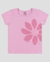 Blusa Infantil Menina em Cotton com Estampa Floral Kely Kety Rosa-9610590a-62b8-423c-b6a6-045b88597770