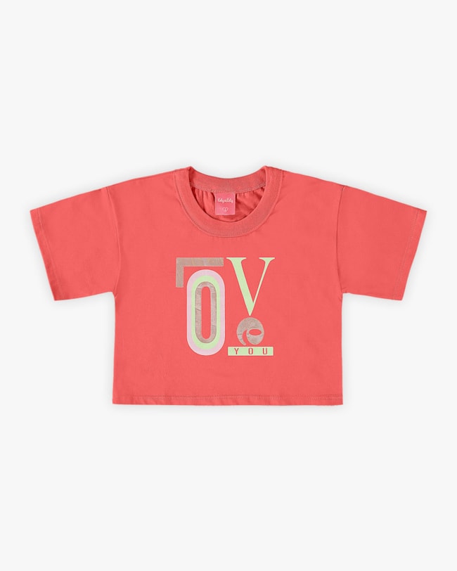 Blusa Infantil Menina Estampa Mãe Filhos - Kely Kety - Lagosta-414cd874-9820-451e-b8e7-c617ccea3313