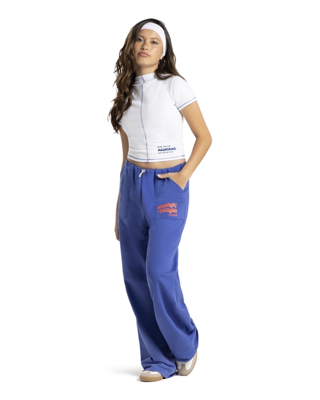 Blusa Juvenil com Costura Contrate e Estampa - BaseD - Branco-f84cc0a9-e58d-487a-b66b-832339b7a9e7