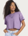 Blusa Juvenil com Mangas Estampada - BaseD - Sinfonia-98869b21-f305-4236-a8c1-6fbab7724956