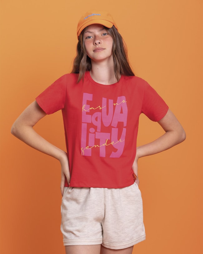 Blusa Juvenil em Meia Malha Based Tomato-301b8c43-7407-4c8e-af99-cf3766835e24