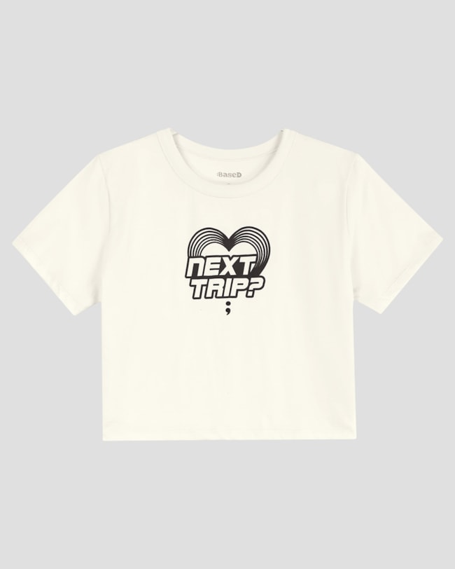 Blusa Juvenil Feminina em Malha com Estampa Relevo BaseD Branco-2b13e7d5-b551-43f0-a83d-e5d5a48c5d0f