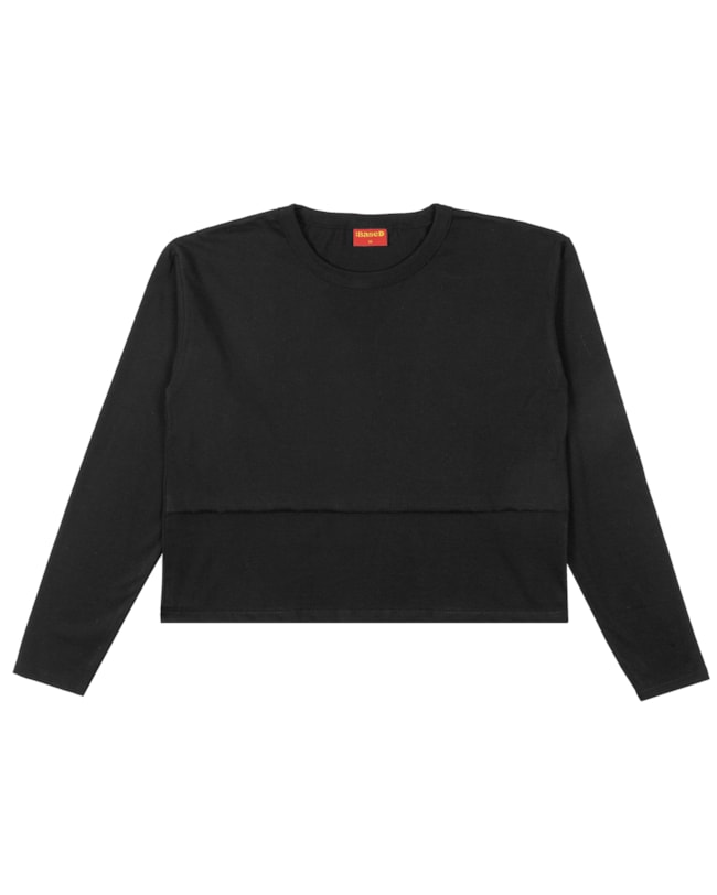 Blusa Juvenil Manga Longa em Meia Malha BaseD- Preto-6c8ee34d-80d1-4f38-8042-2742f5a7e4b8