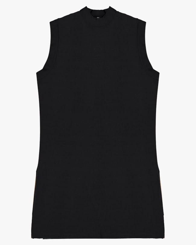 Blusa Log Plus Size em Viscose com Gola Alta - Cereja Rosa - Preto P-7e431264-9240-46b3-8359-3fbfcd52ca68