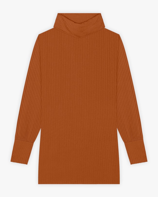 Blusa Long Plus Size em Viscose Canelada - Cereja Rosa - Inca-5a4c1c89-5fc1-4fc2-9c0b-37061e805c53