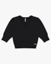 Blusa Manga 3/4 em Meia Malha - Cereja Rosa - Preto P-d7b32c87-038f-43a3-8a66-c7b7b09b4dde