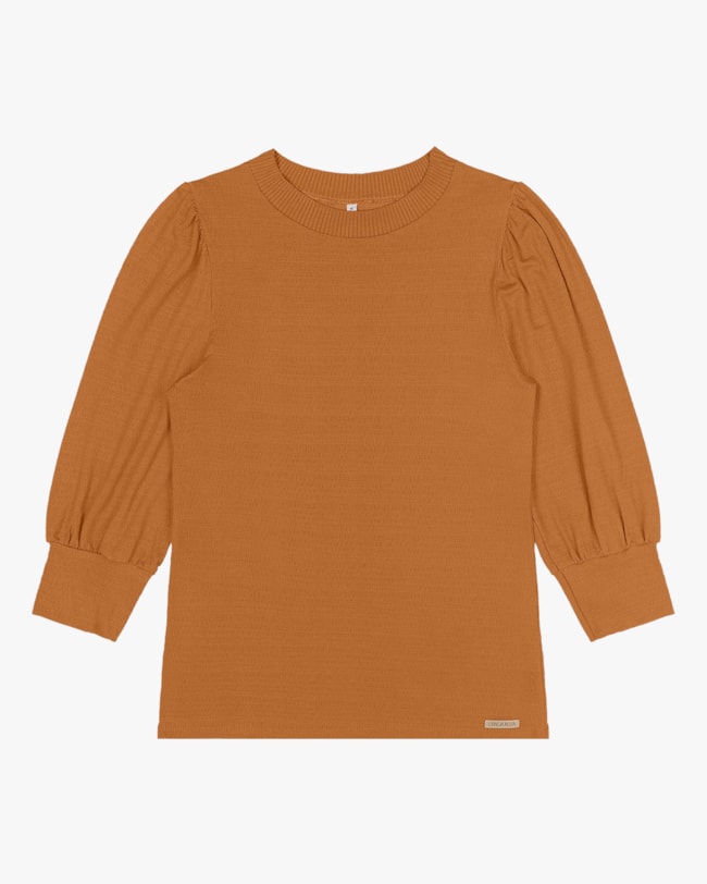 Blusa Manga 3/4 em Viscose Cereja Rosa Amarelo-5a2aaf99-0937-40d4-afe5-780d7d519eef