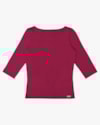 Blusa Manga 3/4 em Viscose Trabalhada - Cereja Rosa - Cabernet-81c34006-3cda-4ad8-b190-33c58fd1cf2b