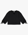 Blusa Manga 7/8 com Decote Gota - Cereja Rosa - Preto P-f62baf84-9c18-445a-91b2-f85a31ebe0a1