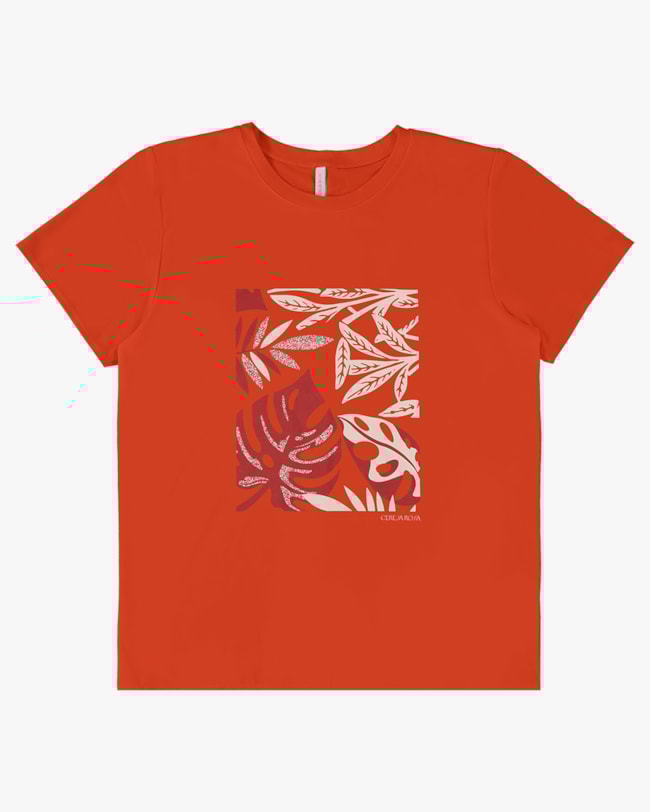 Blusa Manga Curta com Estampa - Cereja Rosa - Carrot P-2d72b17e-8167-42a3-8b24-20b828fa24fd