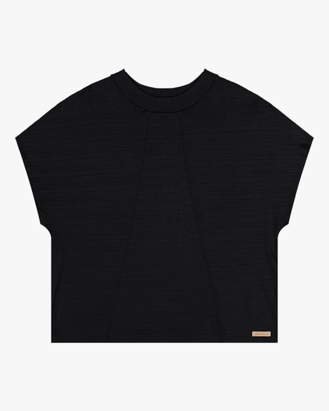 Blusa Manga Curta em Viscose com Retilínea Cereja Rosa-08c6bd53-fbeb-4040-a24d-3a9adfcd80a8