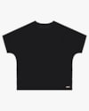 Blusa Manga Curta Plus Size com Retilínea na Gola - Cereja Rosa - Preto  P-55c1c9d2-7111-4a4f-9a01-90412a3e56cc