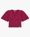 Blusa Manga Evasê em Viscose - Cereja Rosa - Cabernet P-ba9376db-de9e-41c5-a989-981d41606ee7