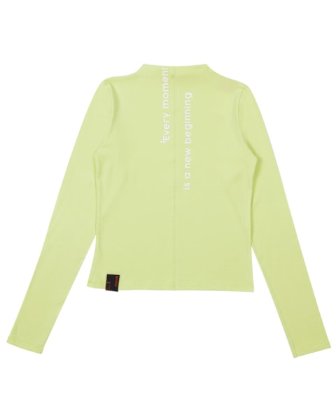 Blusa Manga Longa Juvenil com Estampa Frase BaseD - Matcha