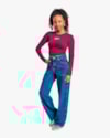 Blusa Manga Longa Juvenil Feminina com Ajuste Lateral - BaseD - Marsala-1d7f6366-b060-48c5-a4a4-943b19b01a40