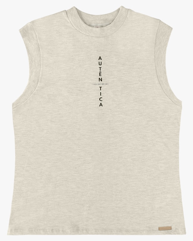 Blusa Muscle Tee em Meia Malha - Cereja Rosa - Mescla P-f1862a70-2b78-4267-98dc-905368919ddf