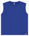 Blusa Muscle Tee Plus Size em Meia Malha - Cereja Rosa - Azul-d07197c5-2edb-480a-b7ba-45da1d31803d