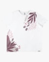 Blusa Plus Size com Estampa em Crepe e Resort - Cereja Rosa - Branco P-4f5ac7b7-95a8-4b62-867c-aef5479df5d1