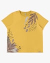 Blusa Plus Size com Estampa em Crepe e Resort - Cereja Rosa - Mostarda P-2cf7e062-187a-4e36-878d-89e58beea2d1