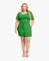 Blusa Plus Size com Recorte em Viscose - Cereja Rosa- Online-d2ec40dc-4457-4ad8-8df9-0c0025492217