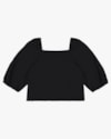 Blusa Plus Size Manga 3/4 com Decote Quadrado - Cereja Rosa - Preto P-b153024a-fd27-44ad-b5db-2352cbc1fbb2