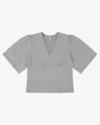 Blusa Plus Size Manga Flare em Viscose Crepe - Cereja Rosa - Mescla P-c4a65afd-0bda-40fc-9791-73e9a68ed1a1