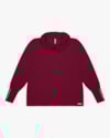 Blusa Plus Size Manga Longa com Gola Ampla Cereja Rosa Vinho-1abf5388-f825-4629-b5f9-b27eef1c6a56