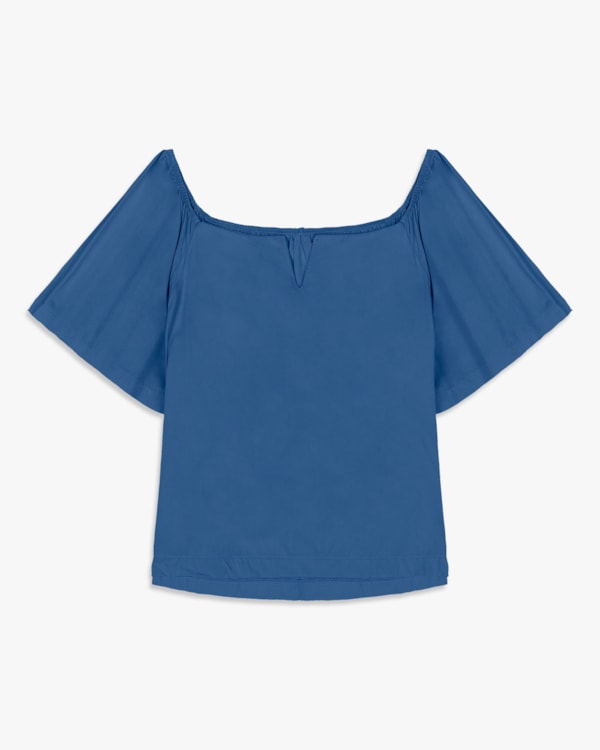 Blusa Plus Size Ombro a Ombro em Viscose - Cereja Rosa -Havana