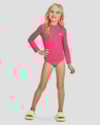 Blusa Praia Manga Longa Infantil Menina UV 50+  - Kely Kety - Rosa-0893624f-698a-4eb5-8f6b-5058911ab82f